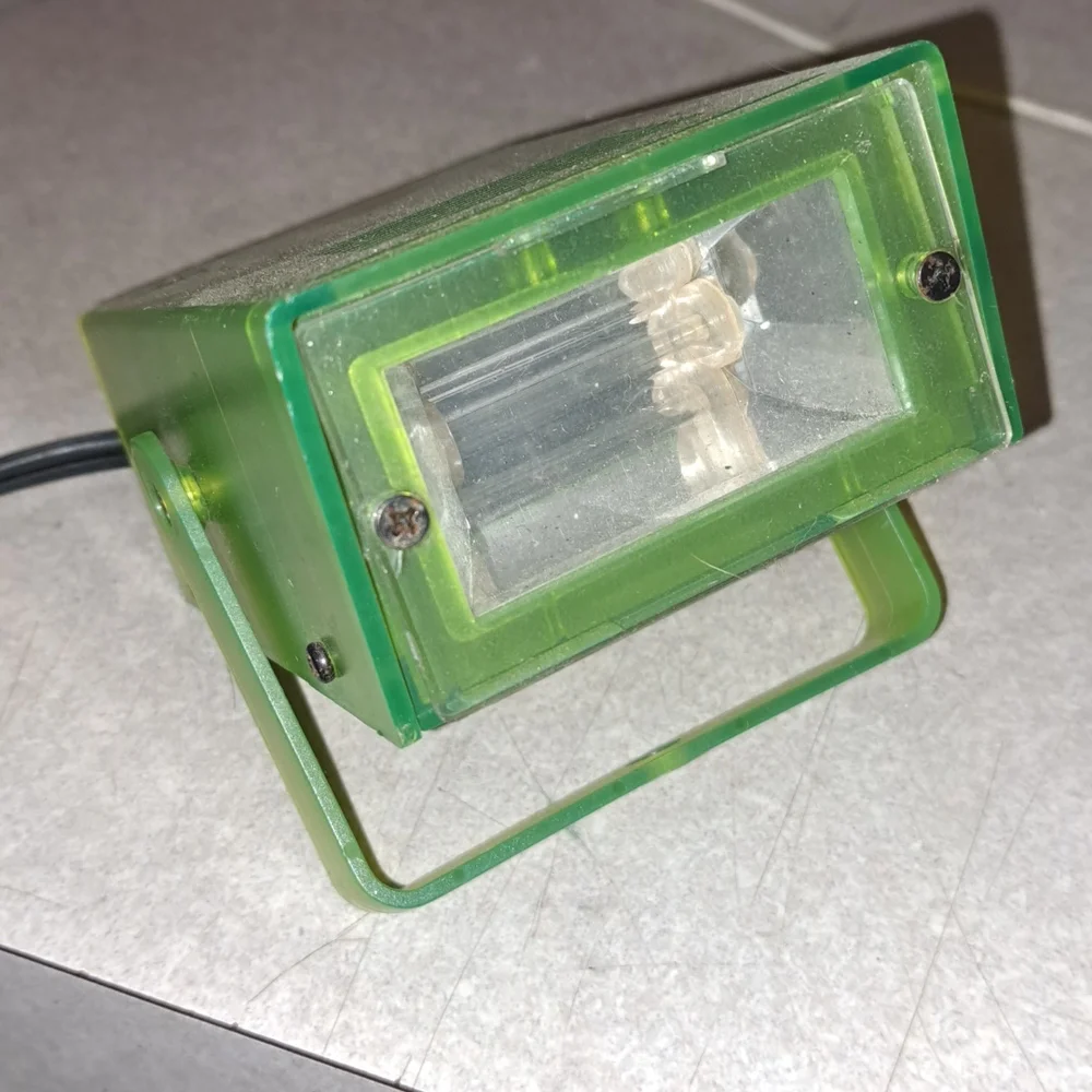 Green mini strobe Light different sites settings low- high